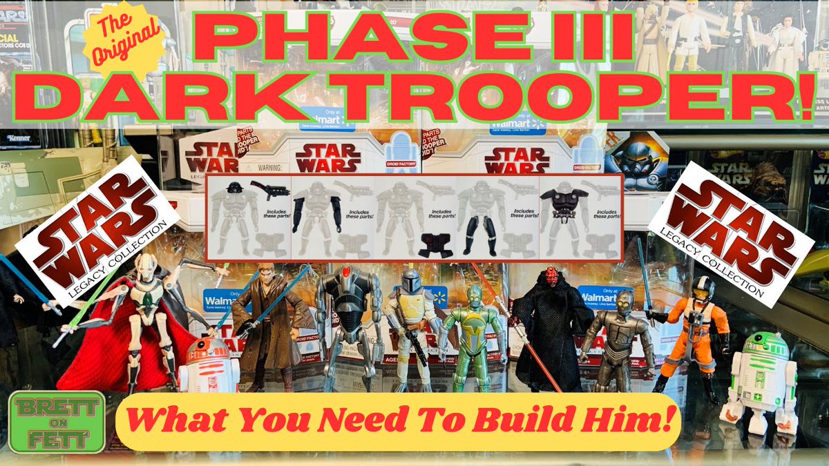 Episode 72 of my YouTube channel is now up! Will be going over the elusive beast of a figure that is the Phase 3 Dark Trooper from the Legacy Collection and all the figures you need to build him!
Link to video: youtu.be/qYxBYOh31ZU?si…
#starwars #darktrooper #toyhunting