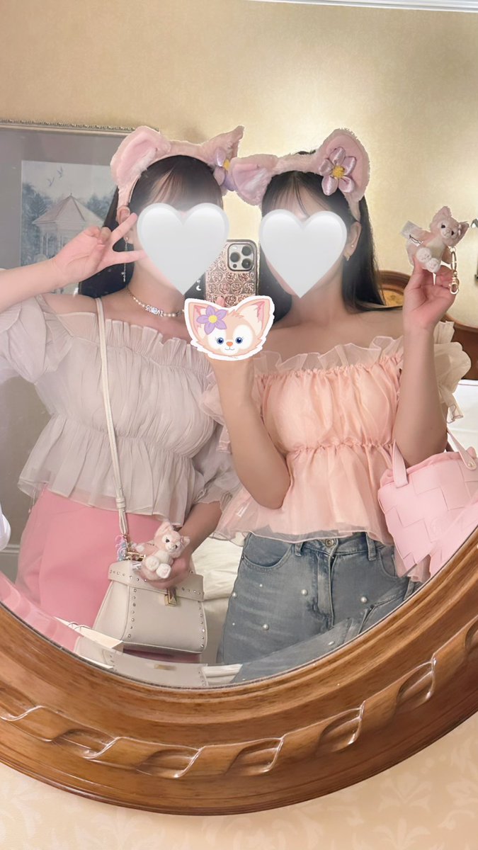 念願のリーナベルで香港ディズニー🦊💗💗香港ディズニー内のスタバで