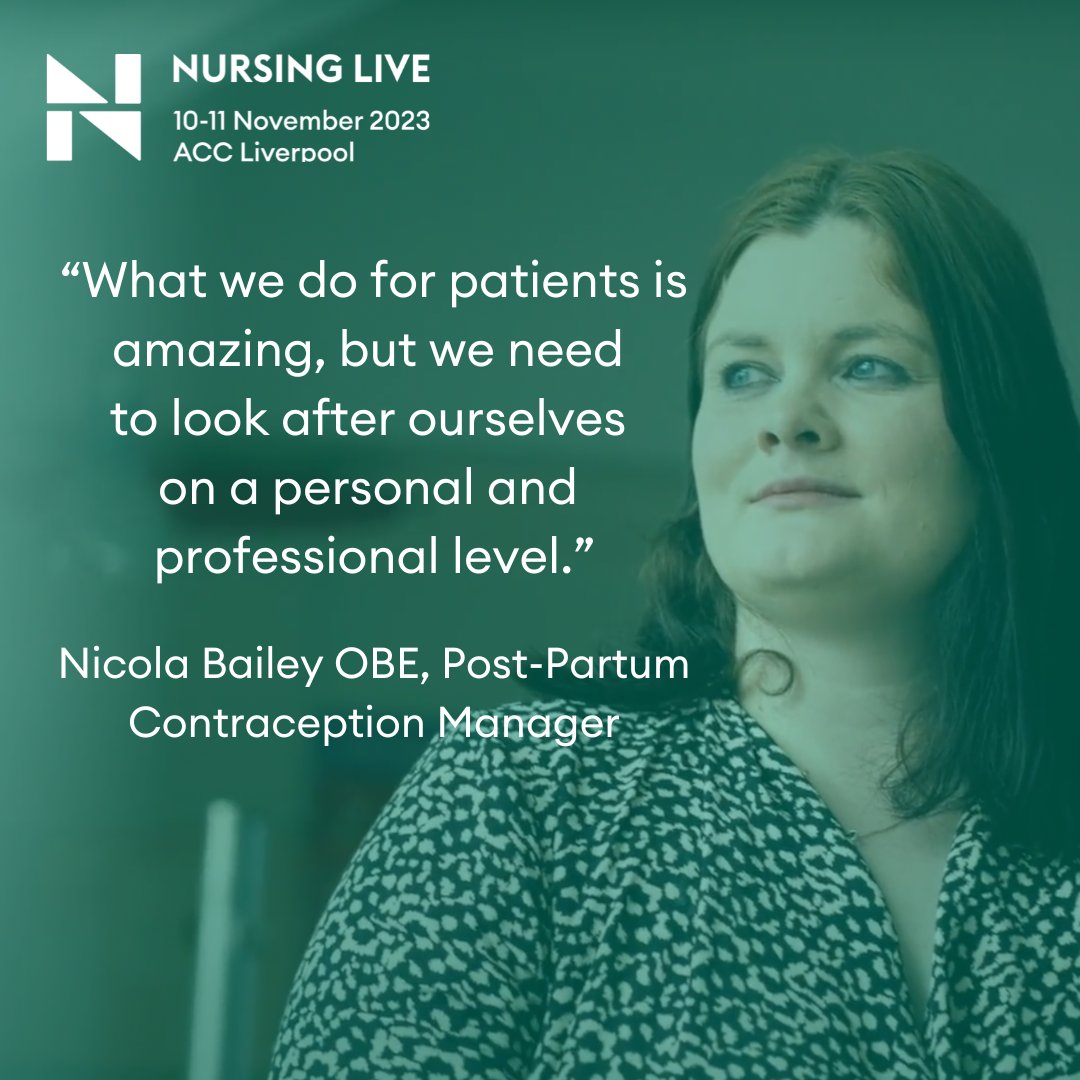 Nursing Live UK (@nursingliveuk) on Twitter photo Brace yourselves for some inspiration at #NursingLiveUK
Meet the incredible @nicolalouise0, Post-Partum Contraception Manager at <a href="/NorthBristolNHS/">North Bristol NHS Trust</a> and the RCN Nurse of the Year 2021.
At Nursing Live she will dive into the magic of conquering stress and steering clear of burnout. Brace yourselves for some inspiration at #NursingLiveUK
Meet the incredible @nicolalouise0, Post-Partum Contraception Manager at <a href="/NorthBristolNHS/">North Bristol NHS Trust</a> and the RCN Nurse of the Year 2021.
At Nursing Live she will dive into the magic of conquering stress and steering clear of burnout.