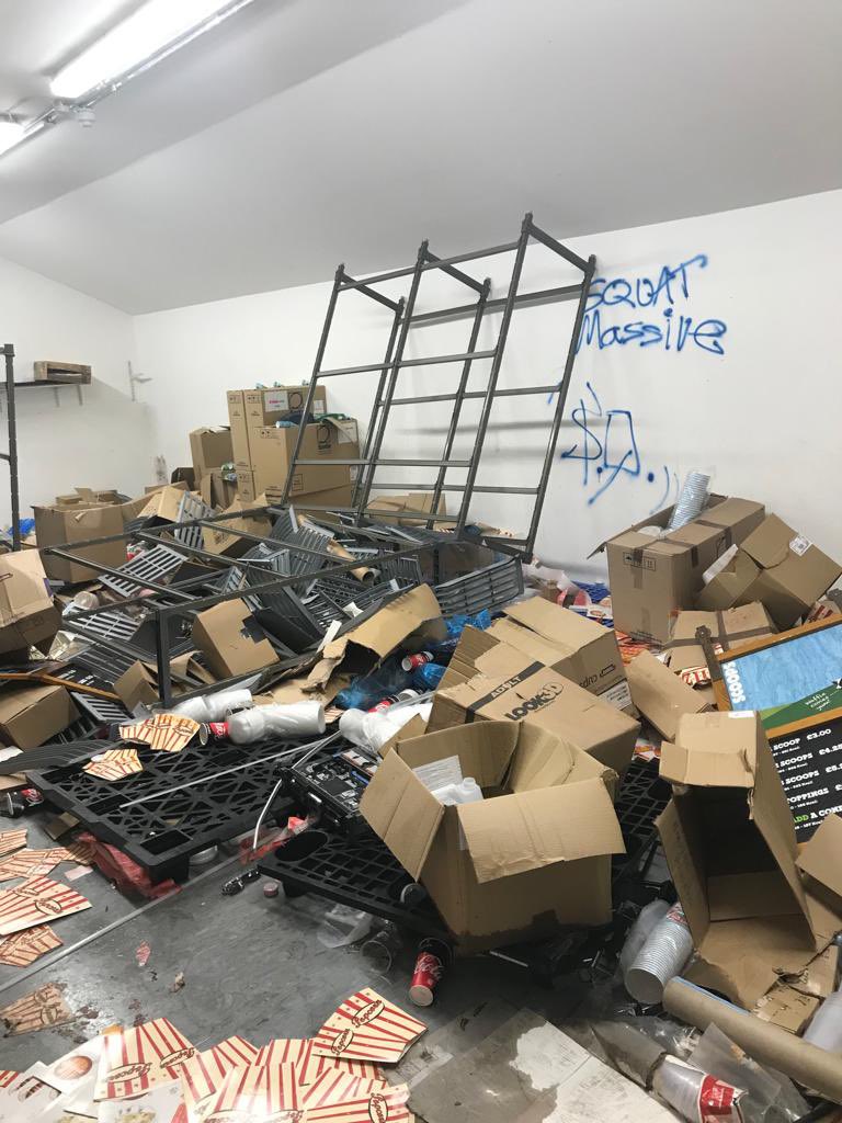 JohnThornton84's tweet photo. Absolutely pathetic response from @wfcouncil, @EmpireCinemas and @metpoliceuk following yesterday’s illegal rave at The Scene in #walthamstow. Shame on you all for allowing this to happen. What will the repercussions be? @stellacreasy https://t.co/wur8xPKODE