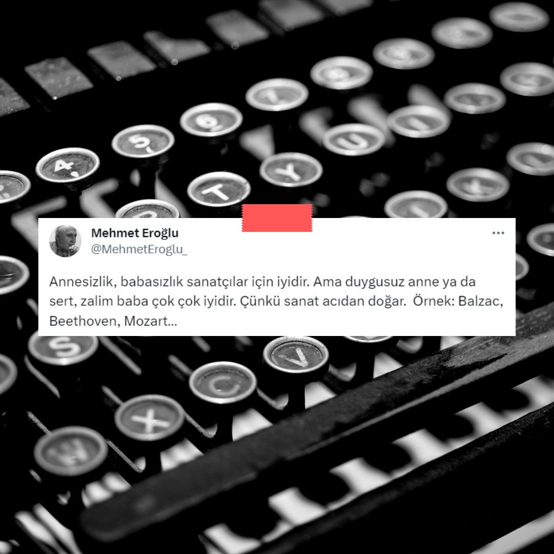 Yazar Mehmet Eroğlu'dan ilginç bir tespit. 🤔