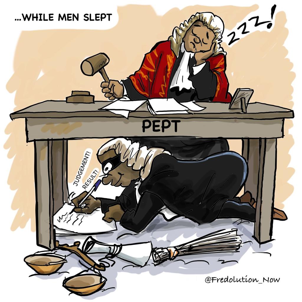 The Nigerian judiciary must as a matter of urgency salvage itself NOW

The CoA judges haven't done that, let's see how it goes at the Supreme Court

We won't give UP!
History Will Vindicate the Just!

[#politicians #Judiciary #PeterObi #AllEyeOnTheJudiciary My President]