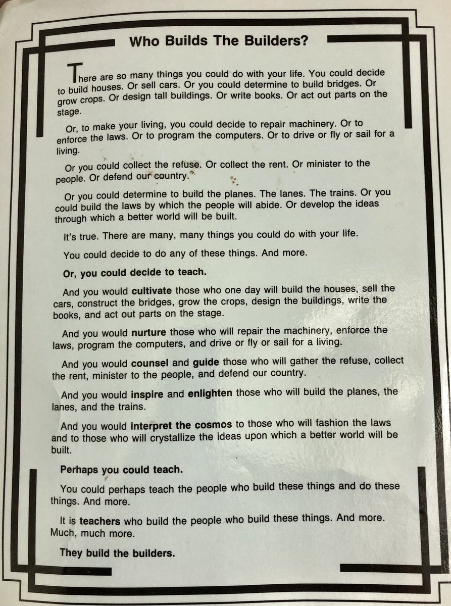 Public School Educators and Teachers - remember this 👇🏻