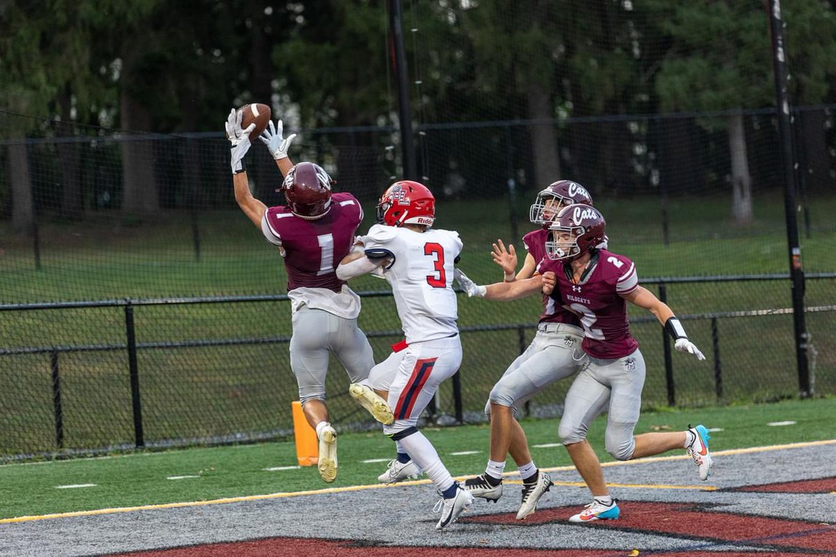 What an outstanding job by Wildcats Junior Wide Receiver Josh Smith in our big 49-30 victory over Red Land Friday night! <a href="/thejoshsmith1/">Josh Smith</a> finished the game with 7 receptions for 175 yards and 3TD's, and added a toe-tipping interception in the end zone to help lead us to victory!!