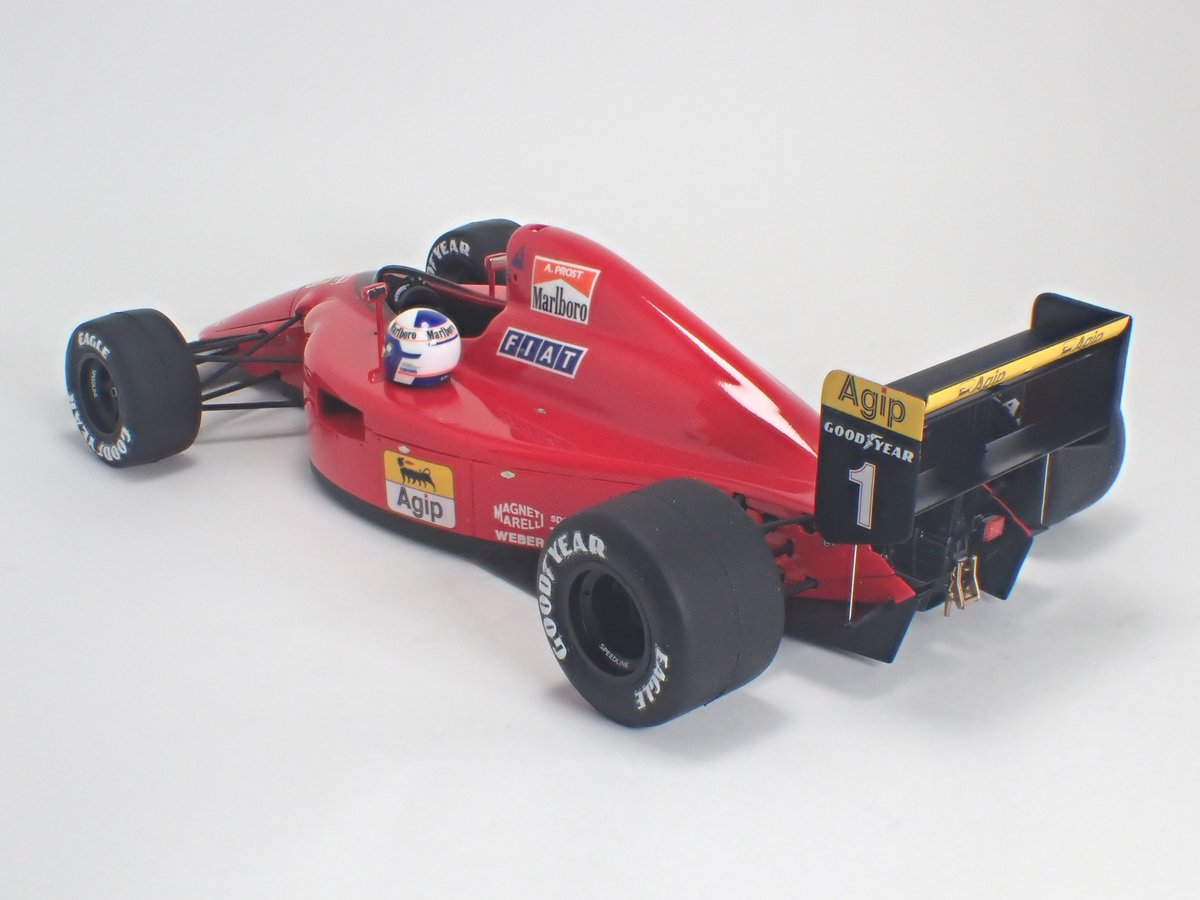 Modeler_Rabbit's tweet photo. #アンリミテッドオートモデルコンペ
1/20 フジミ フェラーリ641/2 メキシコGP仕様🇲🇽
完成しました!フジミキットらしくパーツ合わせ苦労しましたが、何とか完成です👍やはり史上最も美しいマシンと言われる跳ね馬と、鮮やかな勝ち方を見せたアラン・プロスト。今でもカッコいいですね😆
#Ferrari641 https://t.co/n0blaNoQcL