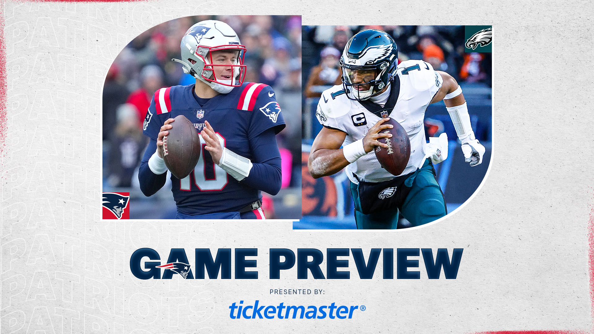 Patriots.com on X: 'Everything you need for today's #PHIvsNE game