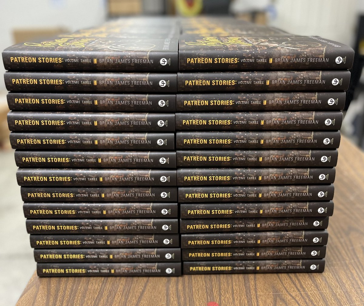 Packing has started for PATREON STORIES 3, an exclusive Limited Edition for <a href="/BrianFreeman/">Brian James Freeman</a>’s supporters on <a href="/Patreon/">Patreon</a> —&gt; patreon.com/BrianJamesFree…