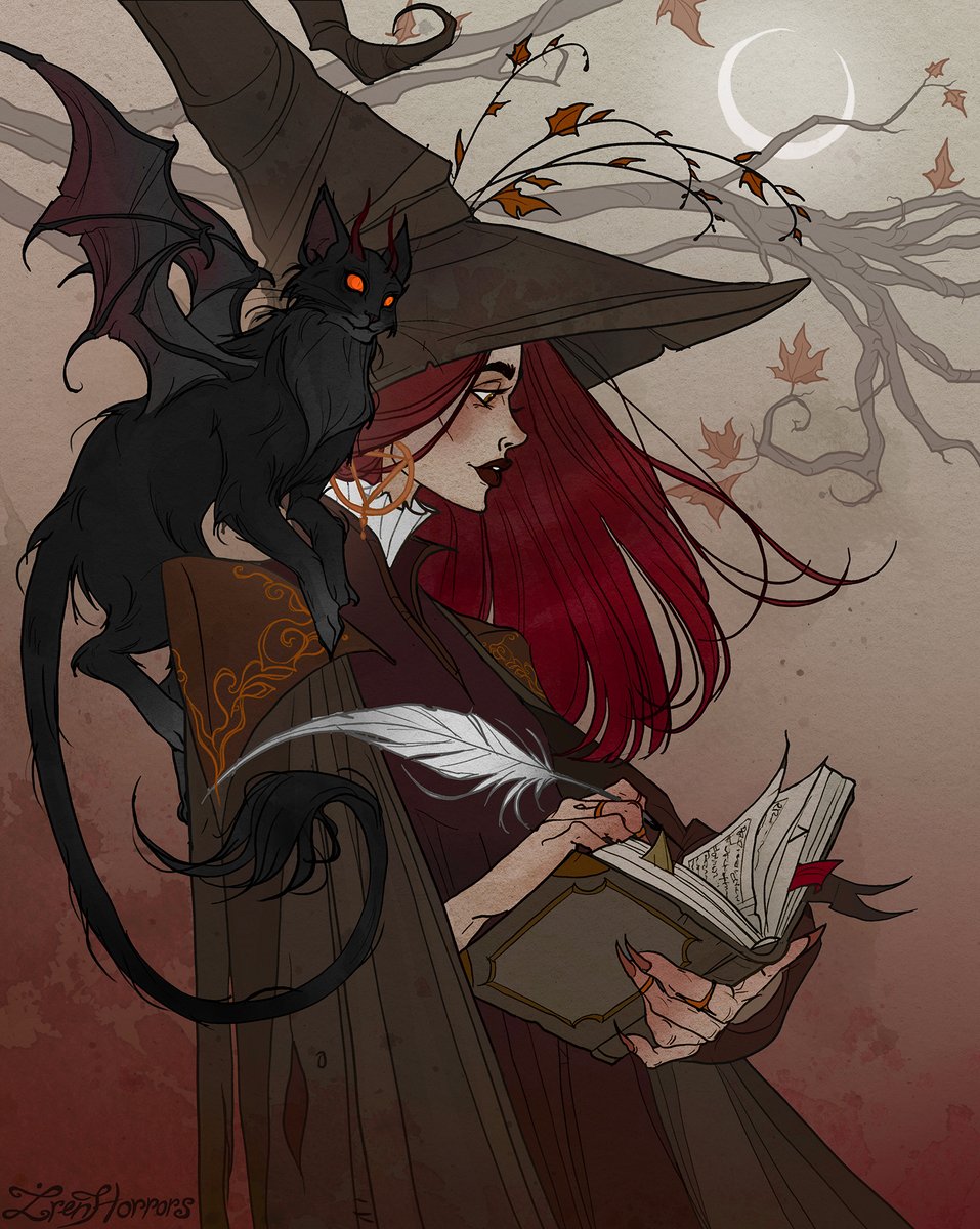 Iren_Horrors's tweet image. Magical Research ✍️🍁🌙
How is your September? I wish you to spend more time with your familiars, and don't forget to refresh your magical knowledge before Samhain 🍁
