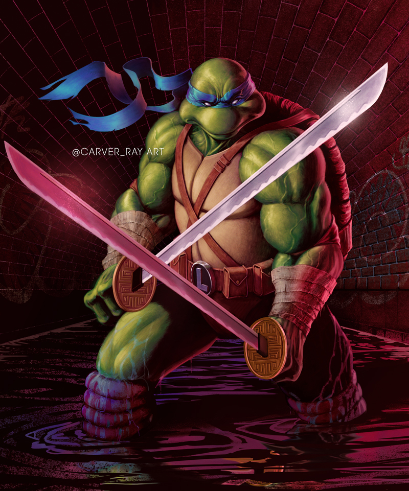Painted!  #TMNT #Leonardo