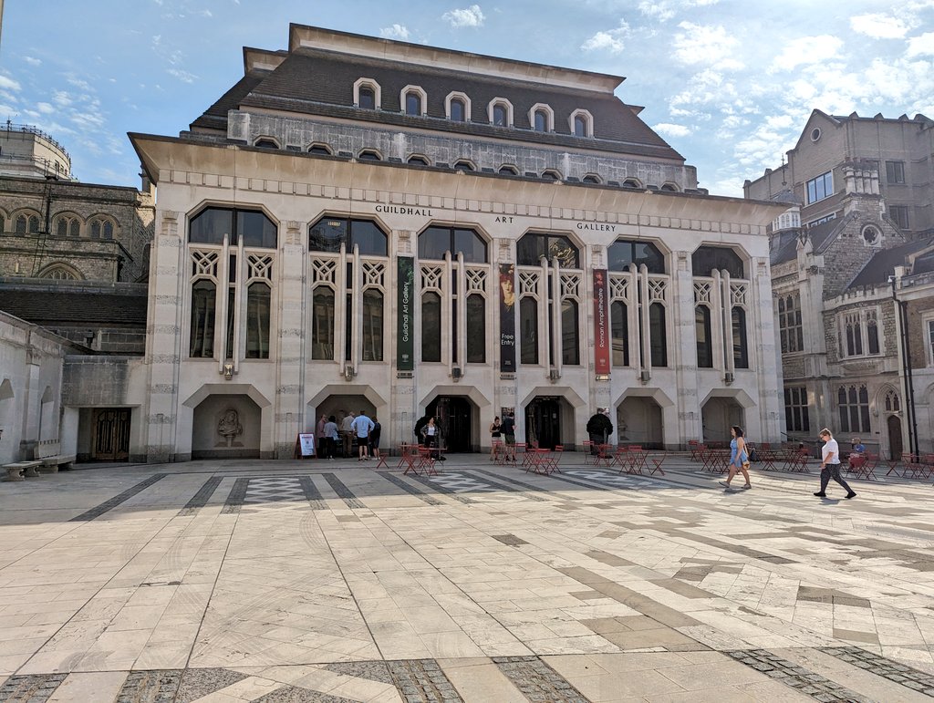 Very excited to be creating our past present future'LONDINIUM' today Come &join us! @GuildhallArt @animate_arts