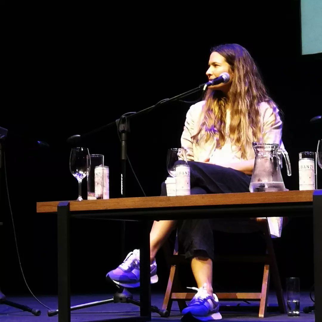 KarinaMSzczurek's tweet photo. THE PERFORMANCE OF NORMAL @OpenBookFest!
@sarahmisaacs, Wisani Mushwana and Gail Schimmel speak to Sihle-isipho Nontshokweni about the pervasive impacts of shame.
#OBF2023 https://t.co/f0fzzCUgO2