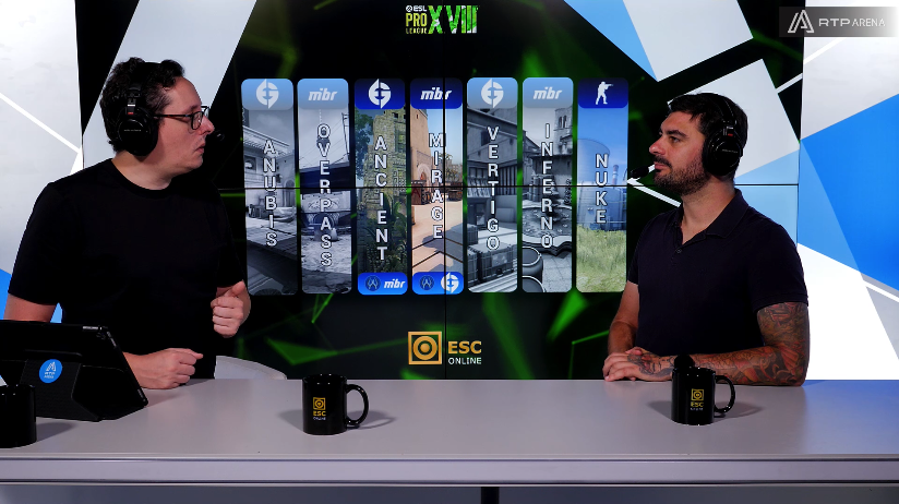 <a href="/ESC_ESConline/">ESC Online</a> <a href="/EvilGeniuses/">Evil Geniuses</a> <a href="/MIBR/">MADE IN BRAZIL.</a> <a href="/zorlaKOKA/">Ricardo Sousa</a> <a href="/menakatv/">Menaka</a> Temos casters e equipas (quase) prontas!! Vamos a jogo? 😎

📺twitch.tv/rtparenacsgo
🎙️ <a href="/zorlaKOKA/">Ricardo Sousa</a> &amp; <a href="/menakatv/">Menaka</a>

Com o apoio da @ESC_ESCOnline

#CSnaRTP #ESCOnlineESL