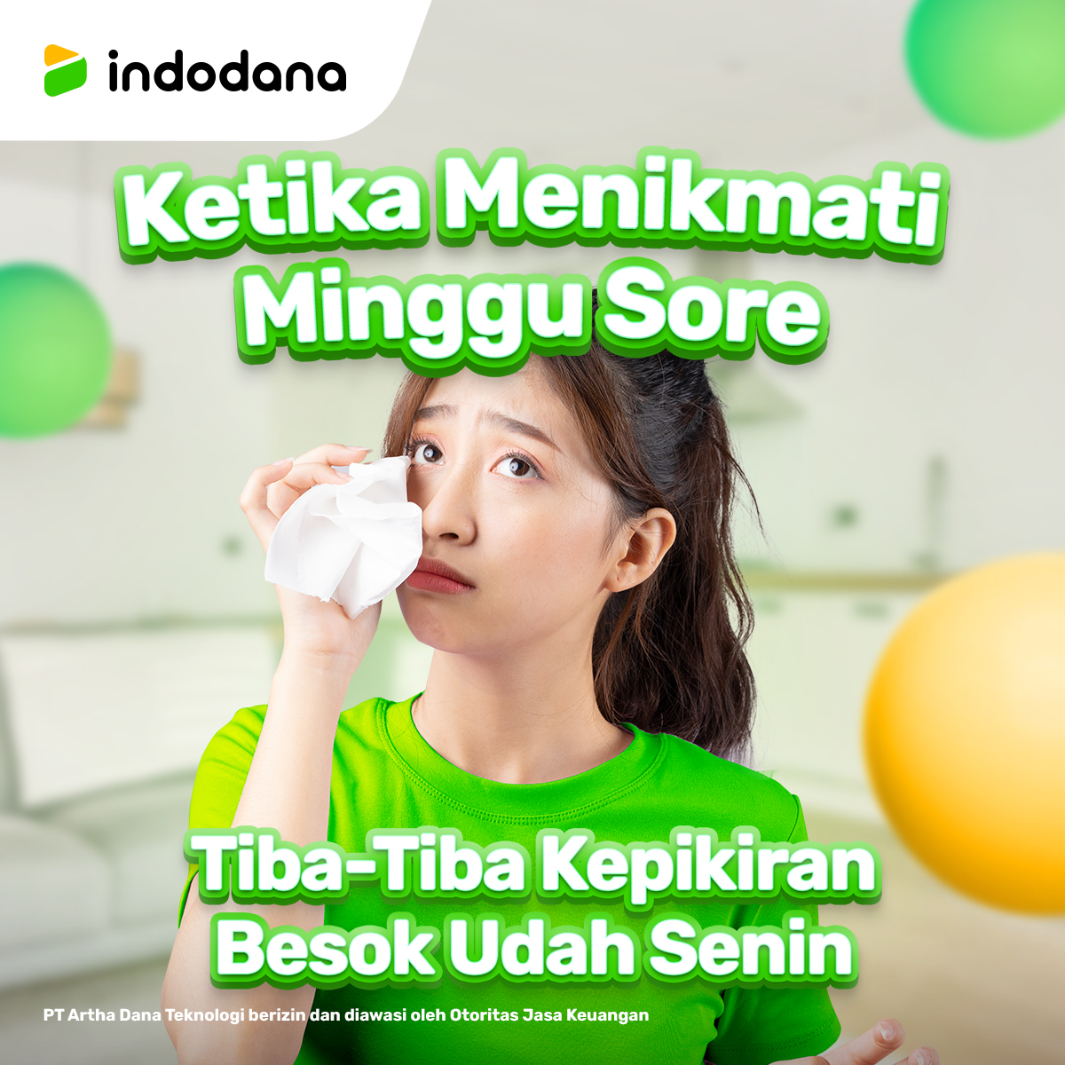 Banyak bangett orang yang bilang "I Hate Monday", ada apa sih Sob sama hari senin?? Coba deskripsikan ke IndoMin gimana sih hari senin mu Sob?? komen dibawah ya! 

#IndodanaPayLater #Pinjaman #PayLater