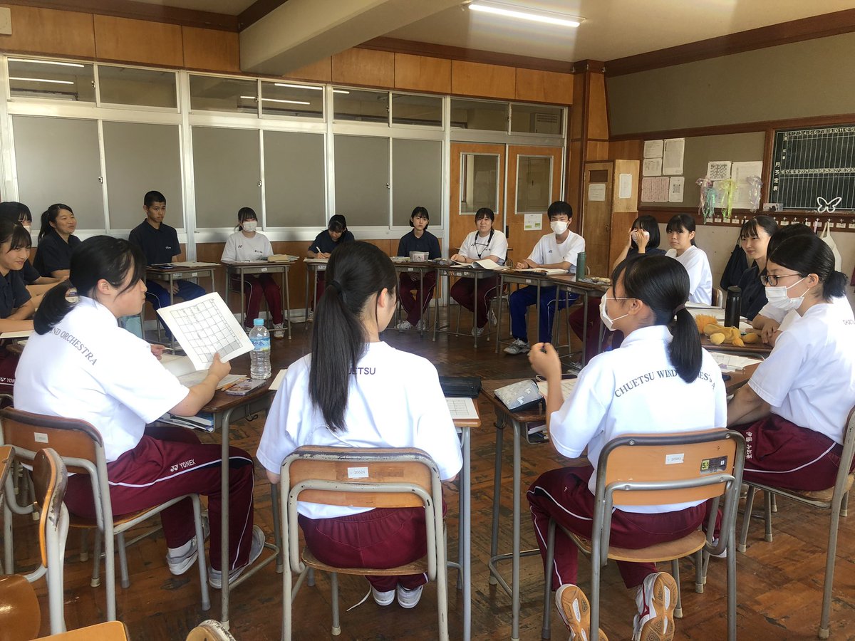 ChuetsuWind's tweet photo. 冬の定期演奏会に向けてリーダー会を行いました！今年は12月24日(日)です！ぜひご予定ください✨ https://t.co/594UbaMuDg
