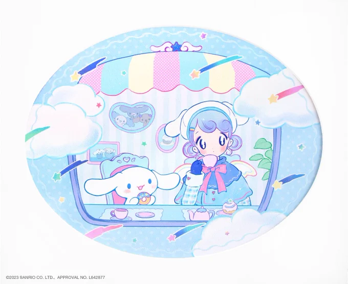 FANCY SANRIO CHARACTERS vol.8 展示作品紹介# 3  #シナモロール× ア～ミ～ "Cinnamoroll & Me"  2023.9.13 - 18 伊勢丹新宿店 本館6階催事場 #fancysanriocharacters