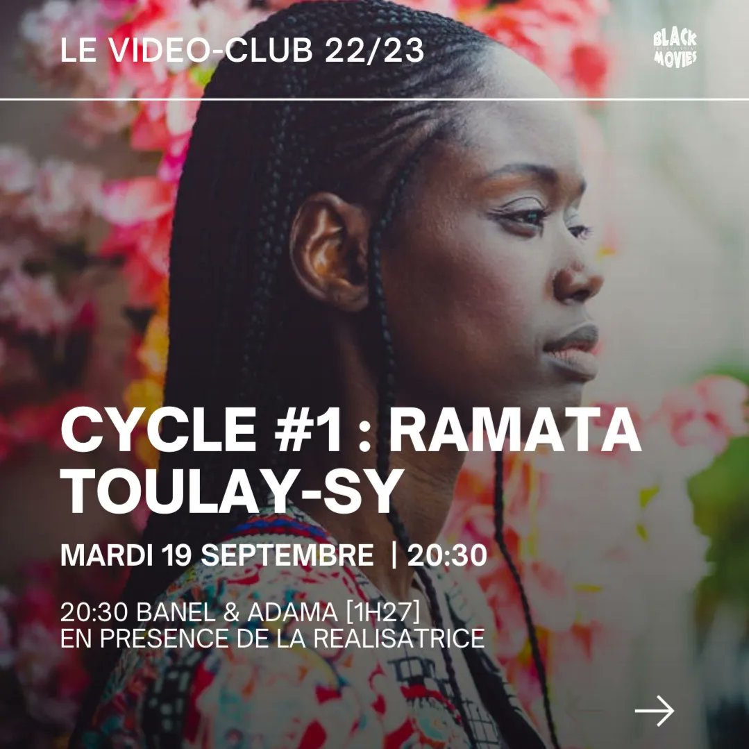 Le VIDEO-CLUB est de retour au cinéma Méliès avec le premier film de la réalisatrice franco-sénégalaise Ramata Toulaye Sy , 'Banel et Adama'. Venez découvrir ce film en présence de la réalisatrice le mardi 19/09 à 20h30 ! 🎬 #ramatatoulayesy #baneletadama #levideoclub