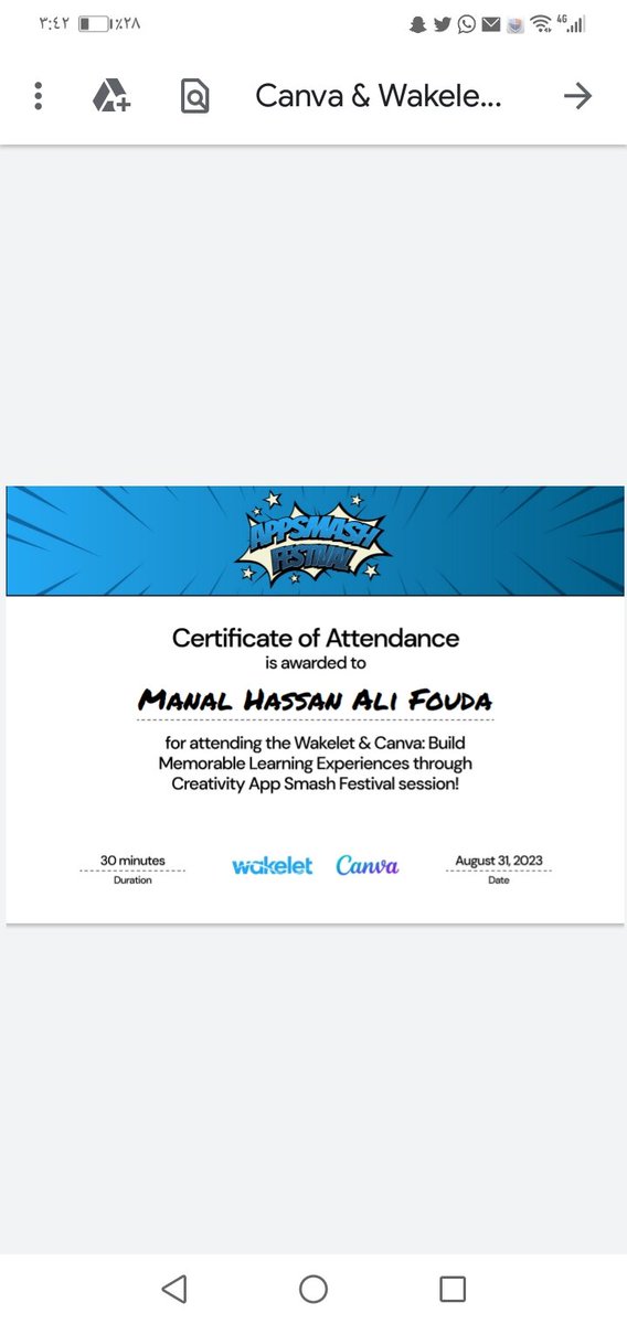 ManalFouda43151's tweet photo. Wakelet event 
#Microsoft365
#MIE_Expert_2023_2024
#Wakelet
#MIEE https://t.co/jmZPg7EPMX