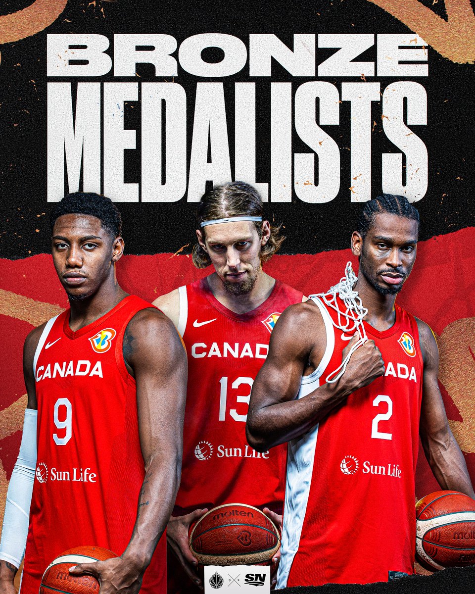 Sportsnet's tweet photo. CANADA TAKES HOME BRONZE. 🥉

#FIBAWC | @CanBball https://t.co/Cfls2FN0An