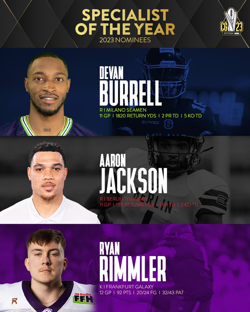 The special ones 😎 

Your nominees for the offensive rookie of the year award.🥇