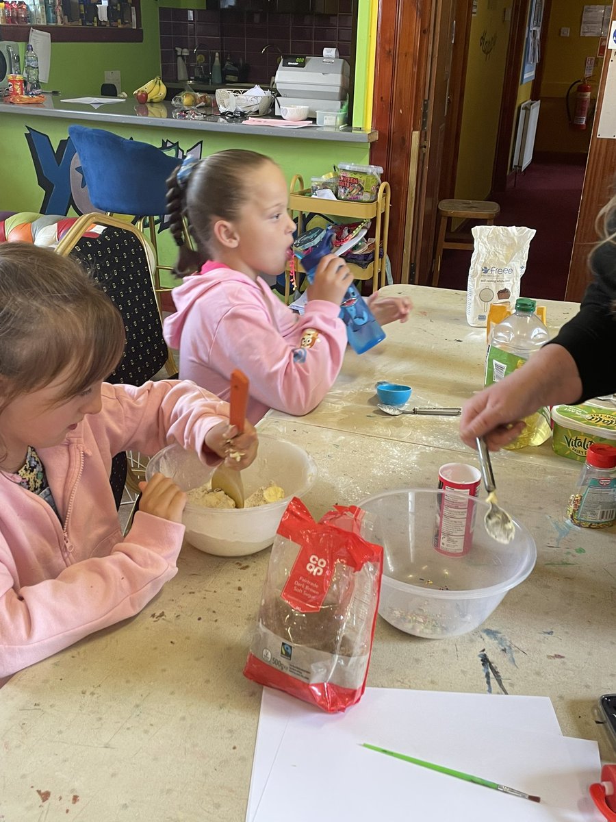 Only a few photos from yesterdays sessions, some were baking cookies, some were painting, some enjoyed some dinosaur play and some were having fun in the sensory room or playing with toys. A very busy day for all. 😀