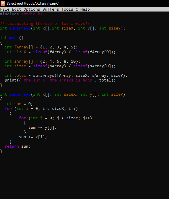 codeAKstan's tweet photo. The code runs but doesn't output the right answer. Let see who sees the issue 🙃. 
#clanguage #codeAKstan https://t.co/mDMDU0Xfzb