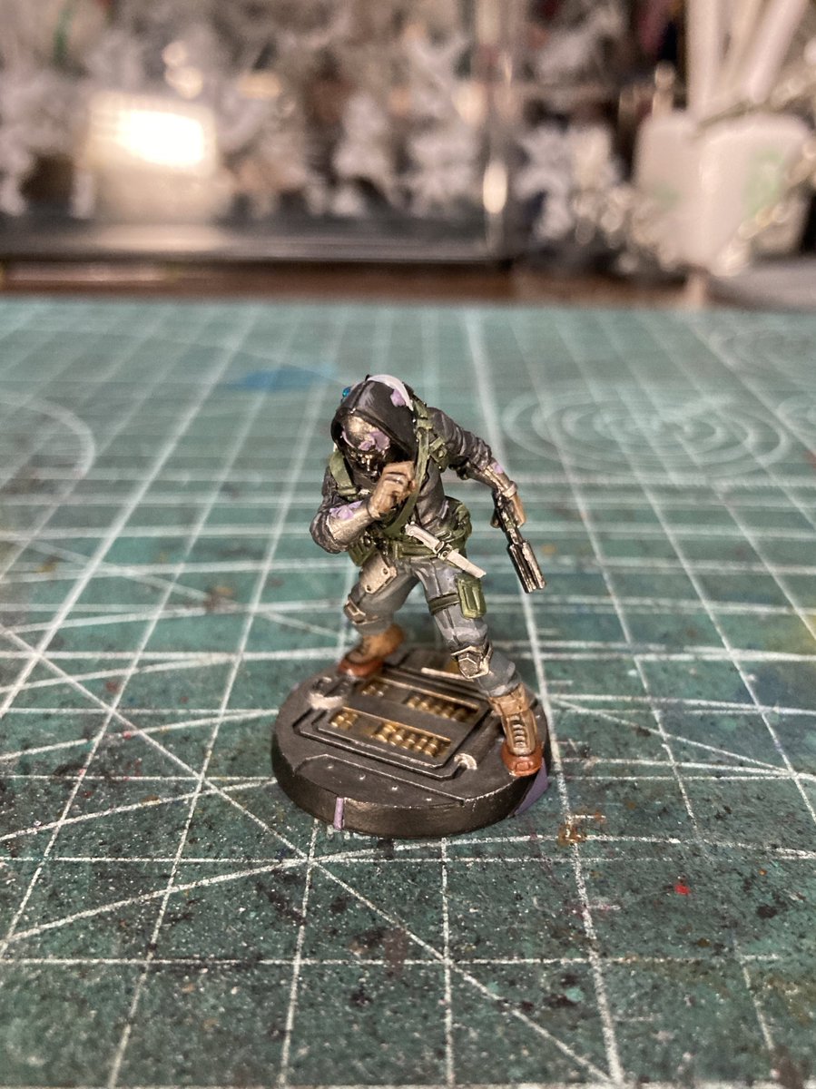 MeU_317's tweet image. WarDriverが完成しました。
傭兵ハッカーです。NA2でほぼいないコムリンク持ちなので出番が多くなりそう。
#InfinityTheGame