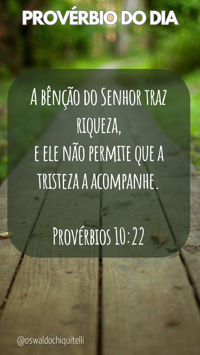 rededevocional's tweet photo. 📖 A bênção do Senhor traz riqueza, e ele não permite que a tristeza a acompanhe.
Provérbios 10:22
✅ #versículo #versículododia #leiaabiblia #bíblia #devocional #provérbios #proverbiododia #pregação #livrodeprovérbios #rededevocional #proverbios10 #dia253 #10setembro https://t.co/uAuO5VAh4I