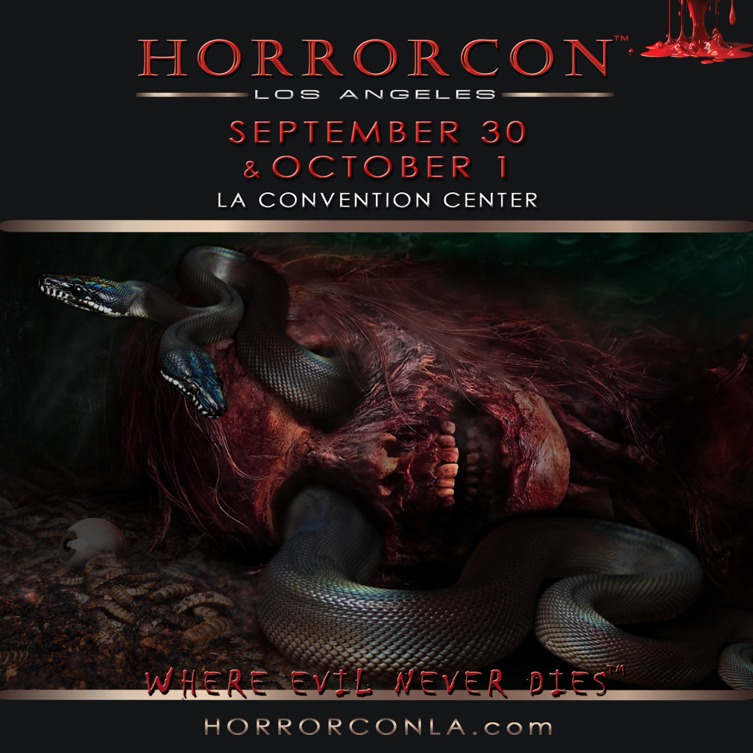 Passionate fans of Horror Entertainment are gathering at the annual @HorrorConLA on 9/30 &amp; 10/1 to meet their favorite Horror Cinema and Television Celebrities, Industry Icons, Master Craftsmen, watch Q &amp; A Panels, Stage Entertainment and explore Exhibitors, Artisans and Artists
