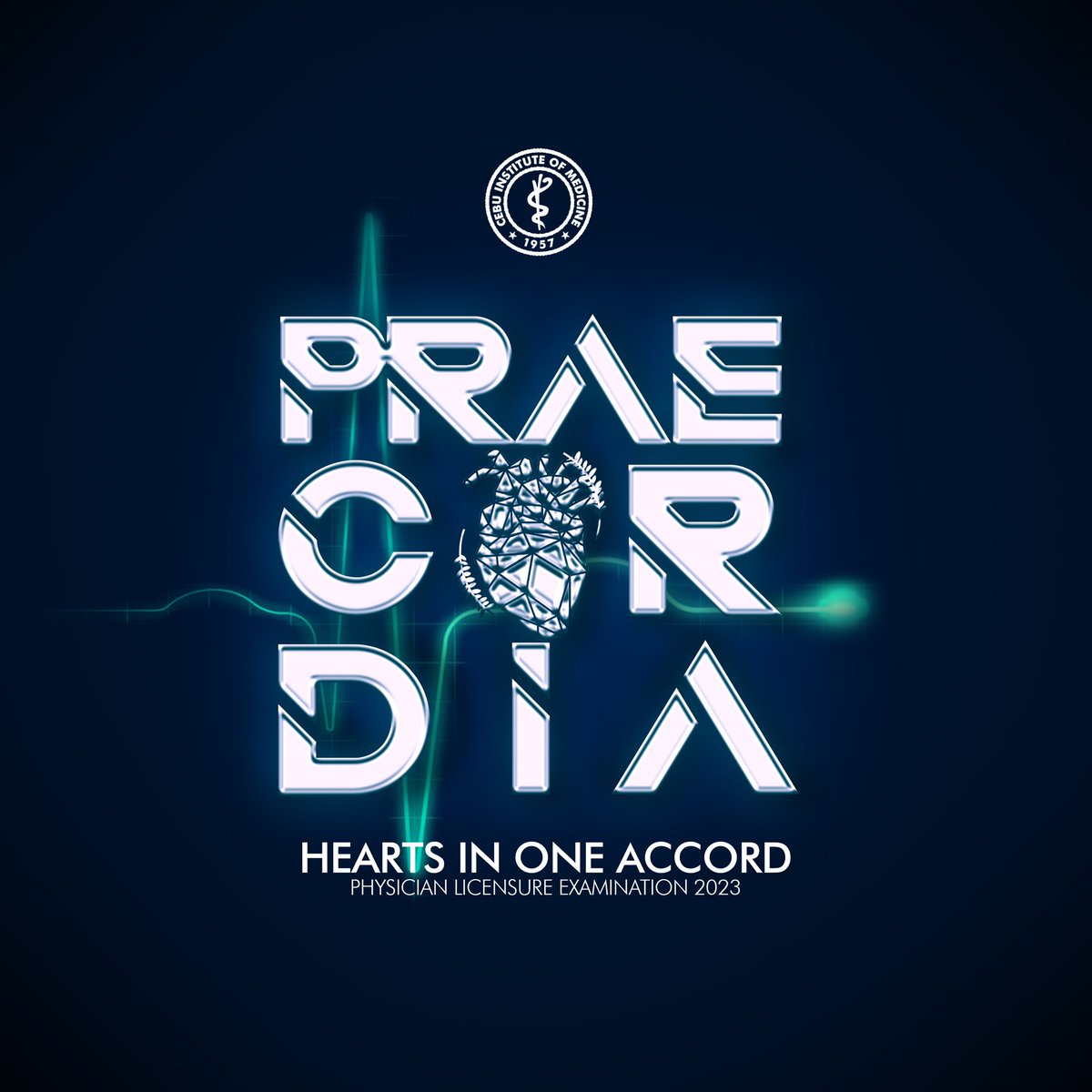 Praecordia2022's tweet photo. For it takes great courage to start, unyielding strength to endure, and relentless hearts to finish. 

In the challenging road that awaits, may we remain still and carry the reminder of our limitless potential, as we march forward with HEARTS IN ONE ACCORD. 💙
#PLE2023 
#CIM100% https://t.co/5BdUfvPs3v