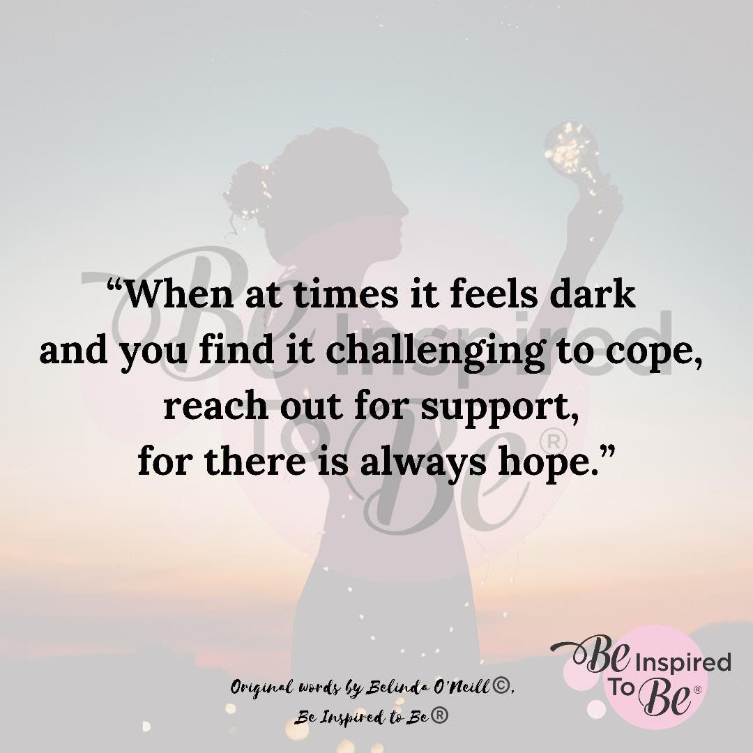 #WorldSuicidePreventionDay Support is there…. There is always hope, Belinda 🤍