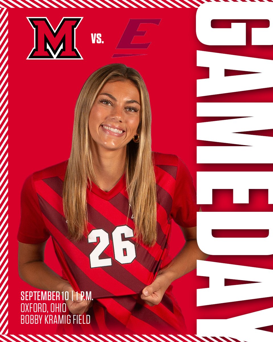 GAME DAY!!!

🆚 @EKU_Soccer
⏰ 1pm est
🏟️ Bobby Kramig Field
📍 Oxford, OH
🎥 Veo live app (follow Miami Soccer)
🎟️ FREE