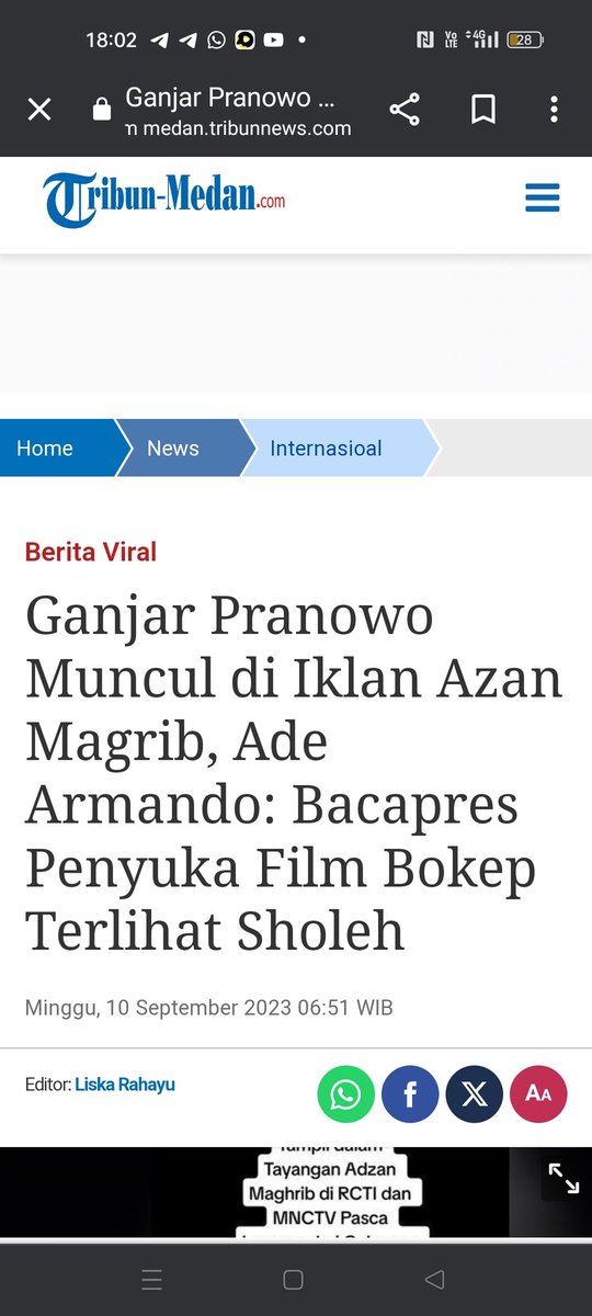 ade armando tweet media