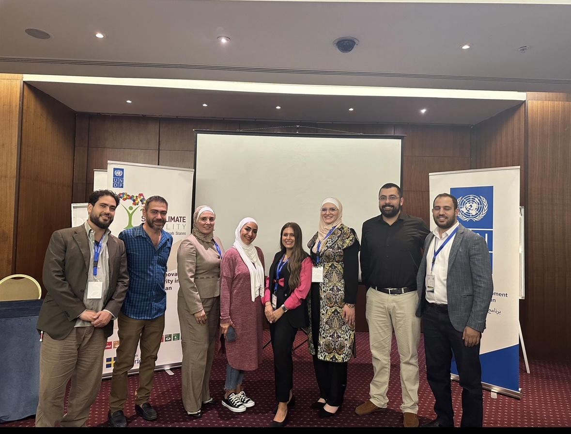 SDGClimFacility's tweet photo. Under the patronage of HRH Princess Basma bint Ali we were delighted to be at the first International Agricultural Technology Conference on Innovative Agriculture for #FoodSecurity where @UNDPJordan had the opportunity to showcase the innovative solutions by the project's SMEs https://t.co/xg5953wbB0