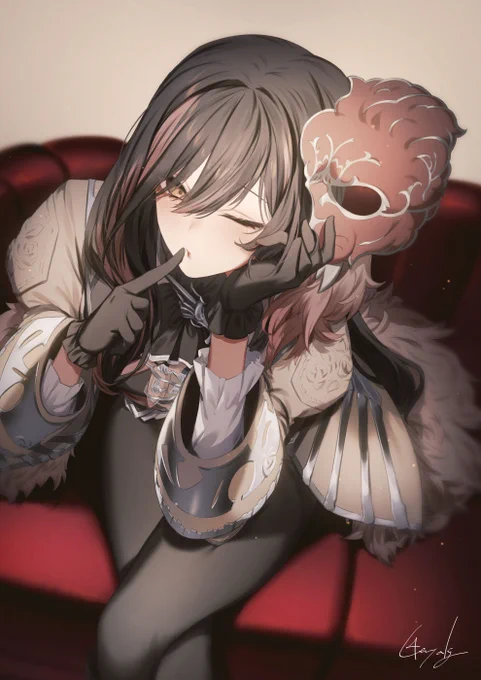 落 