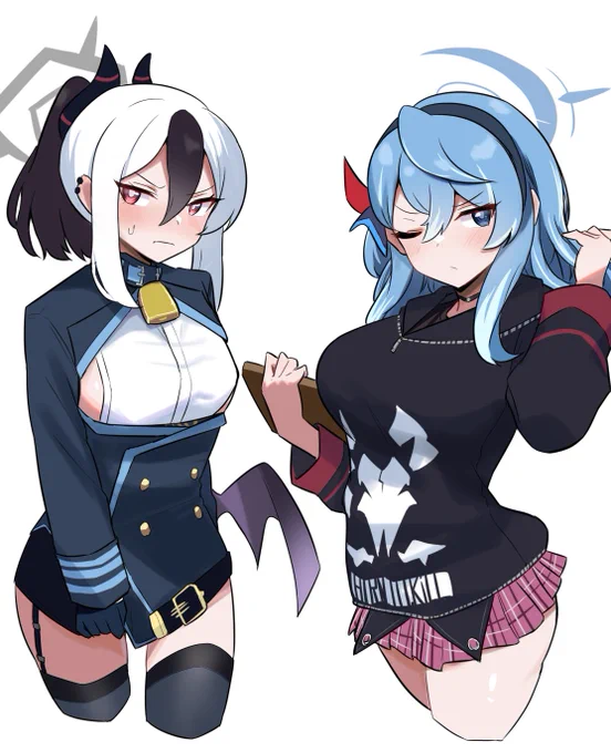 衣装交換するアコカヨコ #ブルアカ