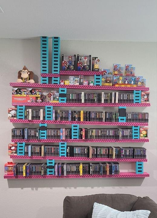 Now that’s a cool way to display video games