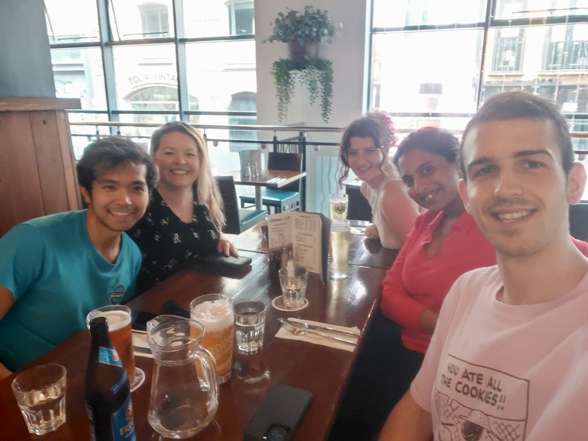 Pint of Science IE (@pintofscienceie) on Twitter photo Finally get to celebrate the #Pint23 Festival with the team ๐ป Bittersweet to welcome back and bid farewell to great #SciComm enthusiasts here in ๐ฎ๐ช Cheers to the beginning of next yearโs festival! *missing <a href="/MelMhoover/">Melissa Hoover</a> <a href="/CharlotteAndriu/">Charlotte Andrieu ๐งฌ</a> Nadia Bolshakova Finally get to celebrate the #Pint23 Festival with the team ๐ป Bittersweet to welcome back and bid farewell to great #SciComm enthusiasts here in ๐ฎ๐ช Cheers to the beginning of next yearโs festival! *missing <a href="/MelMhoover/">Melissa Hoover</a> <a href="/CharlotteAndriu/">Charlotte Andrieu ๐งฌ</a> Nadia Bolshakova