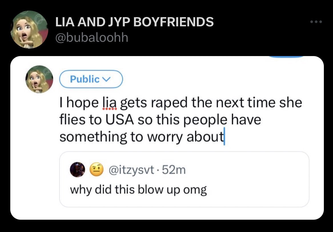 ⚠️ [REPORT] Everyone please REPORT &amp; BLOCK this user, and DO NOT INTERACT (qrt/reply) with the account

The tweet and account doesn't have too many interactions so please help us reporting this troll account 

🔗x.com/bubaloohh/stat…