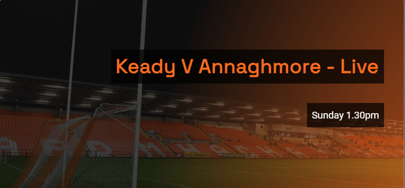 Armagh_GAA's tweet photo. The first of 3 Live games today throws in at 1.30pm.  Followed by the draw for the Quarter Finals after this evenings final game.  Busy day ahead!

https://t.co/snsaZZOgUG https://t.co/1MPweE71cO