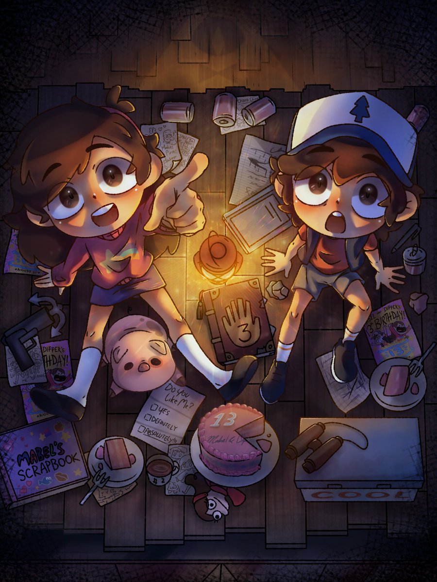 Happy late Birthday :D
#GravityFalls #MabelPines
#DipperPines
