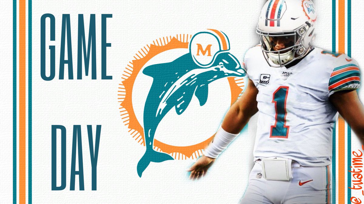 WAKE UP!!!!!!!!   

IT’S A MIAMI DOLPHINS GAME DAY!!!!!!!!!!!!!!!

LET’S GOOOOOOOOO!!!!!!!!! 

#FINSUP