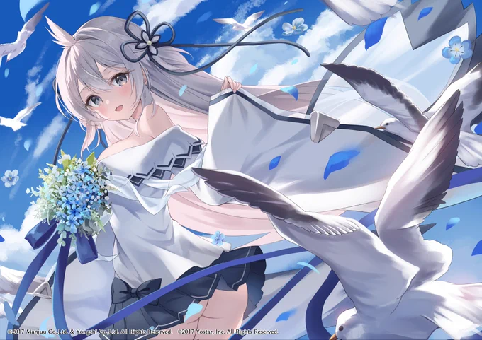 6th anniversaryに海風ちゃん描かせていただきました! 6周年おめでとうございます!!! #アズレン6周年 #アズレン #アズールレーン
