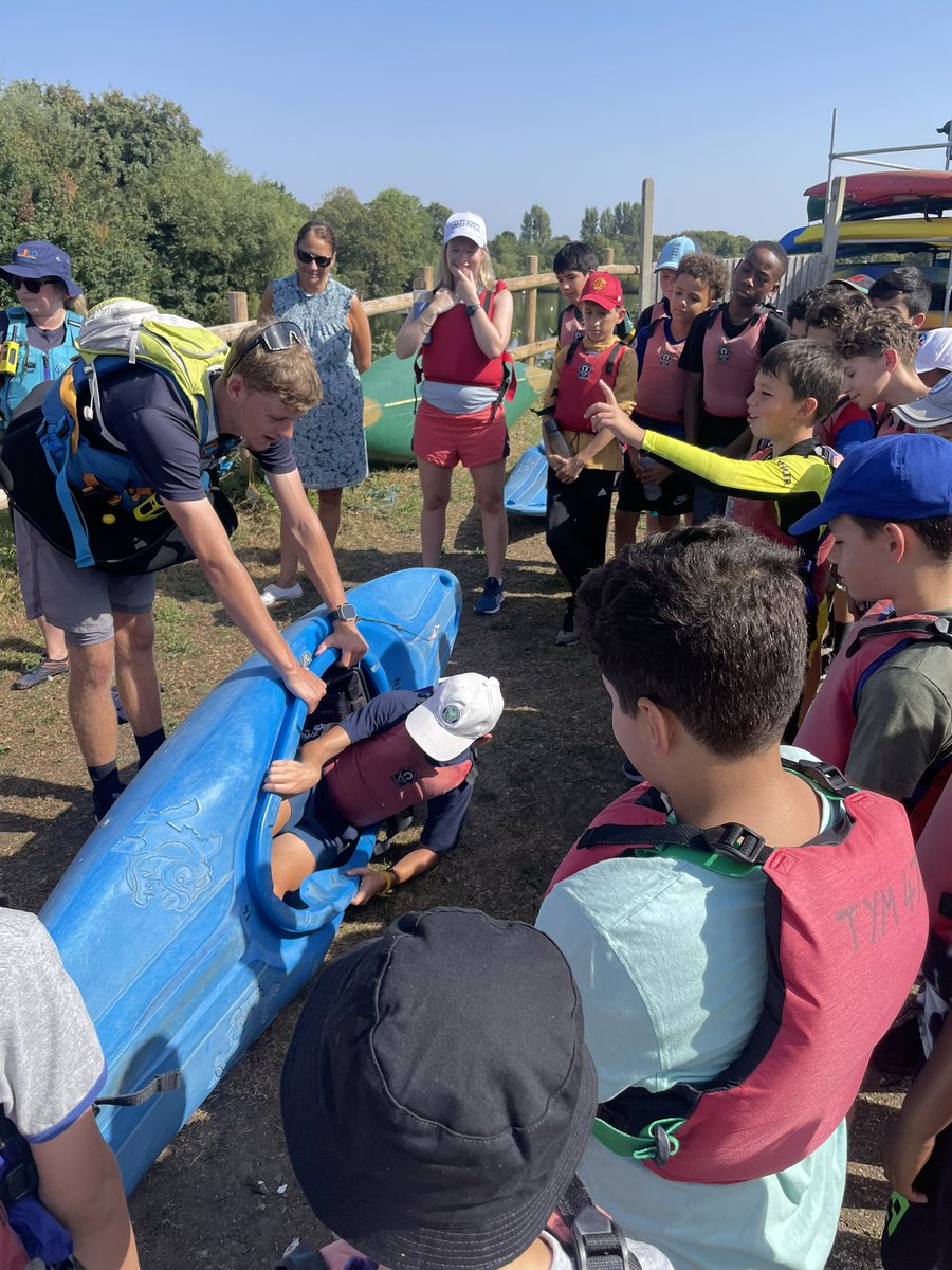 What a way to kick start the year! Paddle boarding, kayaking and building rafts that were meant to float…☀️#morethanjustaschool