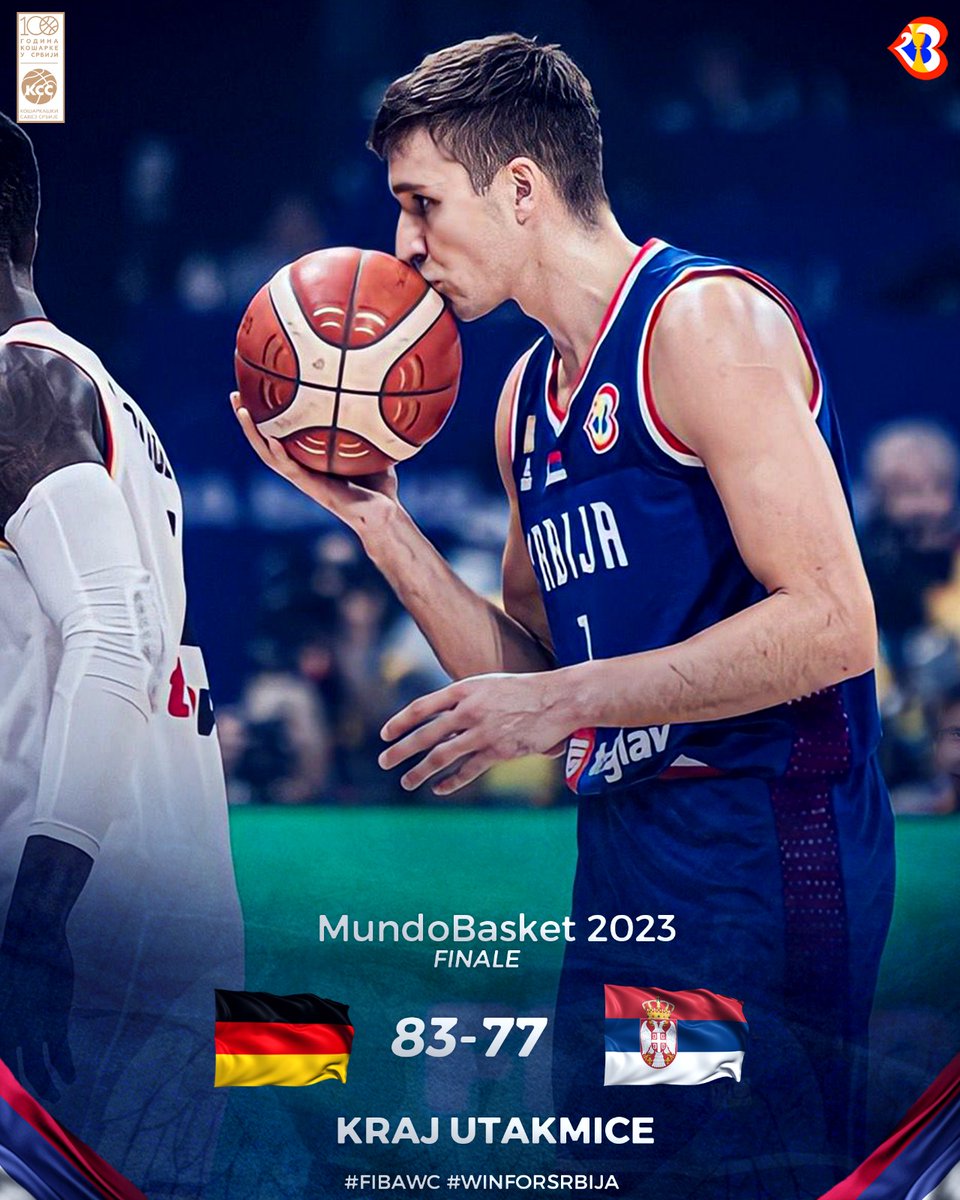🥈 za SRBIJU 🇷🇸

#FIBAWC | #WinForSrbija