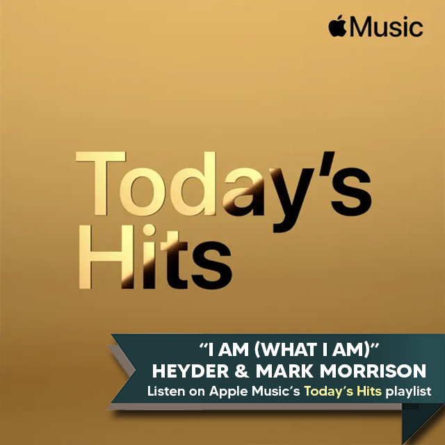 so_lets_talk's tweet photo. We are over the moon to have made @AppleMusic's biggest playlist Today's Hits, in 3 countries. "I Am (What I Am)" by @HeyderOfficial &amp; @_markmorrison has now been added to Today's Hits in Turkey 🇹🇷, Georgia 🇬🇪 and Heyder's home country Azerbaijan 🇦🇿.

🎧 https://t.co/fumctMoHfM https://t.co/4CjulmhYqB