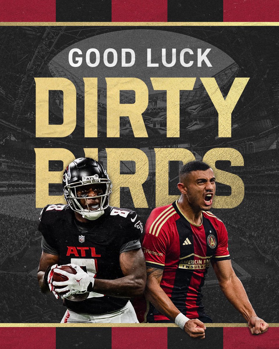 ATLUTD's tweet photo. ATL, it's time to 𝐑𝐈𝐒𝐄 𝐔𝐏 😤

#DirtyBirds ✘ #WeAreTheA https://t.co/50zUHwZgPE