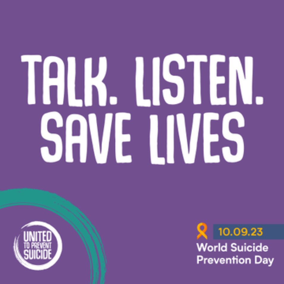 On World Suicide Prevention Day, remember that a simple conversation could save a life. Preventing suicide is everyone’s business. Here’s a helpful guide on how to start a conversation: unitedtopreventsuicide.org.uk/TheArtofConver… @TalkToSaveLives