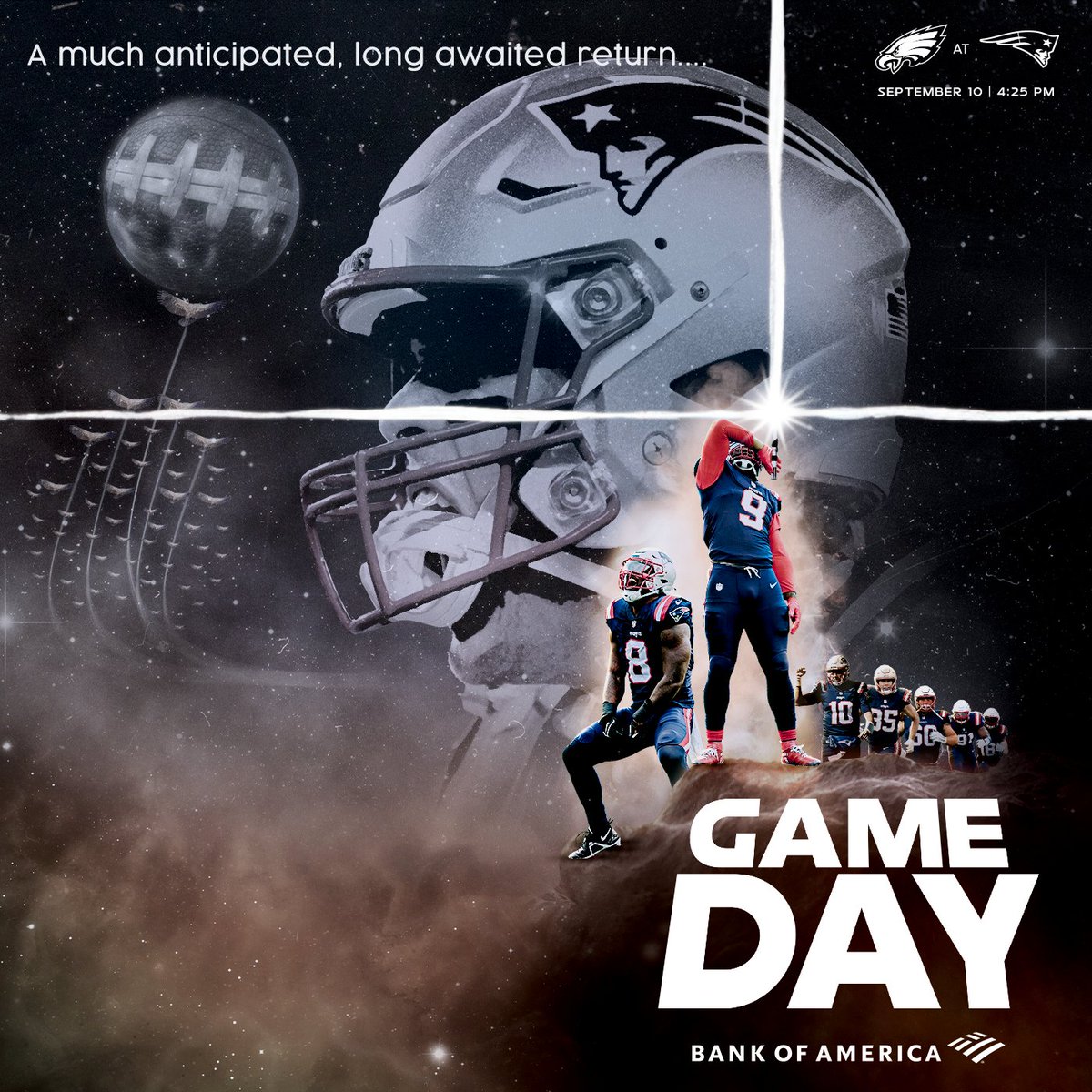 Use the Force.

#PHIvsNE | #ForeverNE