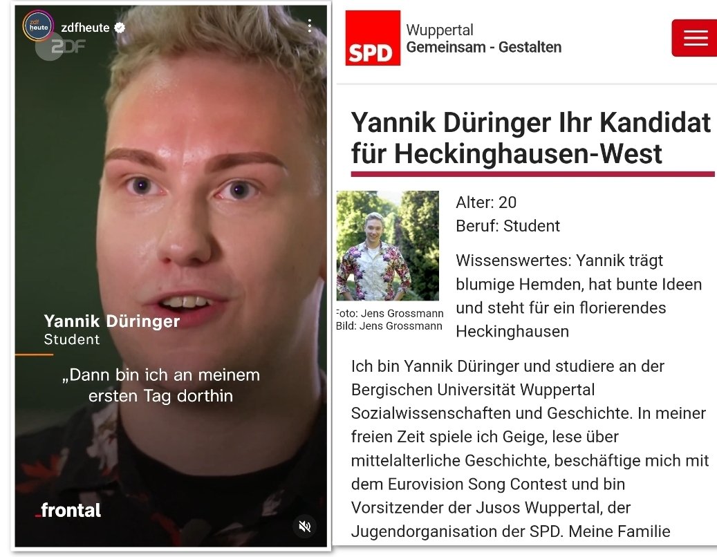 Der Student aus dem ZDF Beitrag über den Lehrermangel in Deutschland ist SPD Nachwuchspolitiker. #ReformOerr #OERRBlog via @sebimd987