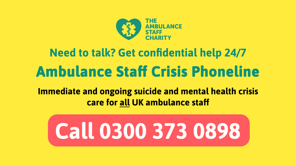 Scotambservice's tweet photo. Today is #WorldSuicidePreventionDay focused on creating hope through action.

The Ambulance Staff Charity (@TASCharity) are available 24/7 to talk and have a great range of resources to support your mental health and wellbeing on their website: https://t.co/QnGdWcz6jv https://t.co/Ed1bDERIO5